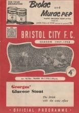 Bristol City v Fulham 07-Dec-1957