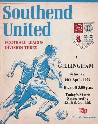 Southend United v Gillingham 14-Apr-1979
