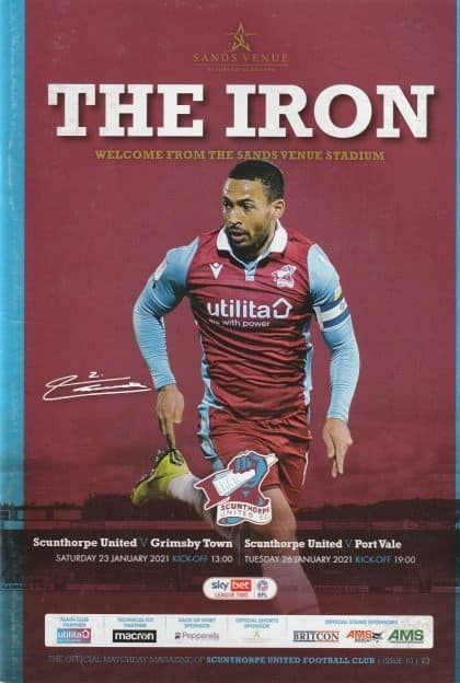 Scunthorpe United v Grimsby Town  23-Jan-2021