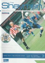Halifax Town v Scunthorpe United 05-Oct-2001