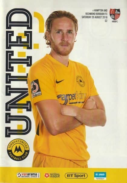 Torquay United v Hampton & Richmond Borough 25-Aug-2018