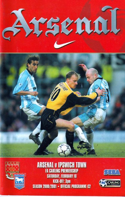 Arsenal v Ipswich Town 10-Feb-2001