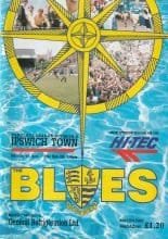 Southend United v Ipswich Town  04-Apr-1992