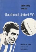 Southend United v Lincoln City  26-Dec-1969