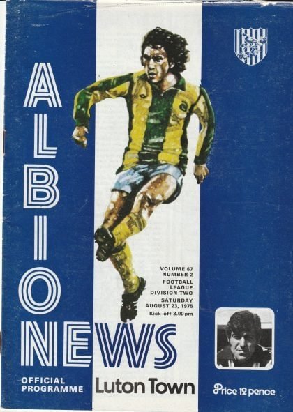 West Bromwich Albion v Luton Town  23-Aug-1975