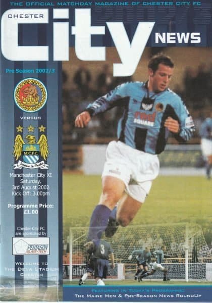 Chester City v Manchester City XI 03-Aug-2002