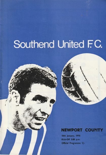 Southend United v Newport County 10-Jan-1970