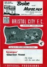 Bristol City v Notts County 26-Oct-1957