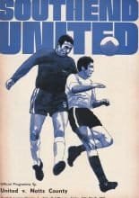 Southend United v Notts County  26-Mar-1971