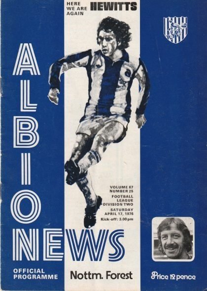 West Bromwich Albion v Nottingham Forest  17-Apr-1976