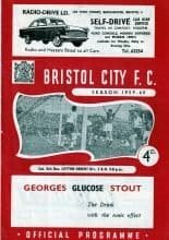Bristol City v Leyton Orient  05-Dec-1959