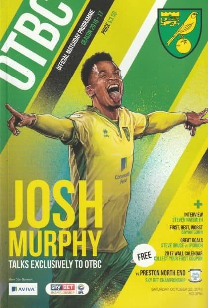 Norwich City v Preston North End 22-Oct-2016