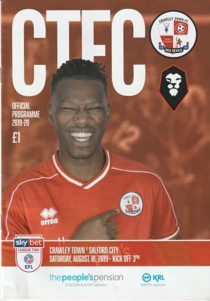 Crawley Town v Salford City 10-Aug-2019