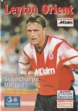 Leyton Orient v Scunthorpe United 17-Aug-1996