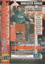 Doncaster Rovers v Scunthorpe United  01-Feb-1997