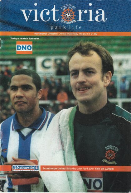 Hartlepool United v Scunthorpe United 21-Apr-2001