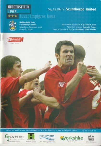 Huddersfield Town v Scunthorpe United 04-Nov-2006