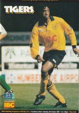 Hull City v Scunthorpe United  05-Oct-1996