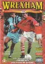 Wrexham v Scunthorpe United 07-Dec-1996