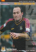 Hull City v Scunthorpe United  07-Apr-2001