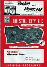 Bristol City v Sheffield United 29-Mar-1958