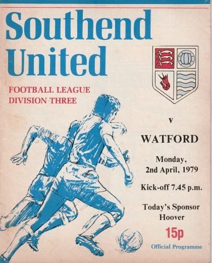 Southend United v Watford  02-Apr-1979