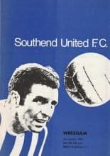 Southend United v Wrexham   31-Jan-1970