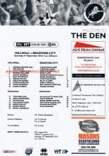 Millwall v Bradford City    03-Sep-2016