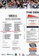 Millwall v Burton Albion   04-Nov-2017