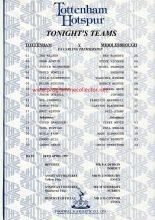 Tottenham Hotspur v Middlesbrough 24-Apr-1997