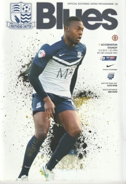 Southend United v Accrington Stanley 14-Feb-2015