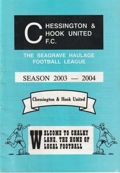 Chessington & Hook United v AFC Wimbledon  24-Apr-2004
