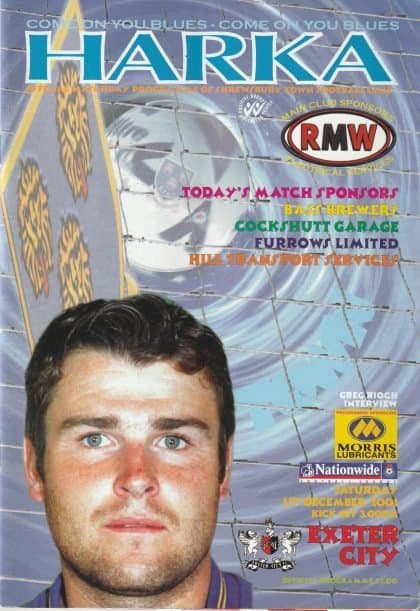 Shrewsbury Town v Exeter City 01-Dec-2001