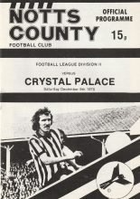 Notts County v Crystal Palace 09-Dec-1978