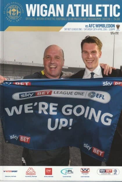 Wigan Athletic v AFC Wimbledon  28-Apr-2018