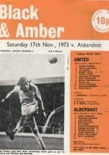Cambridge United v Aldershot 17-Nov-1973
