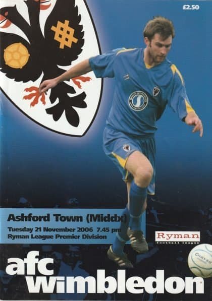 AFC Wimbledon v Ashford Town (Middlesex)   21-Nov-2006