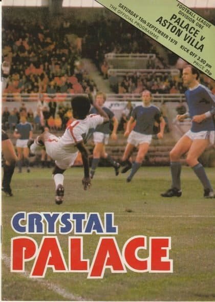 Crystal Palace v Aston Villa  15-Sep-1979