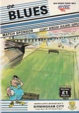 Southend United v Birmingham City 18-Mar-1991