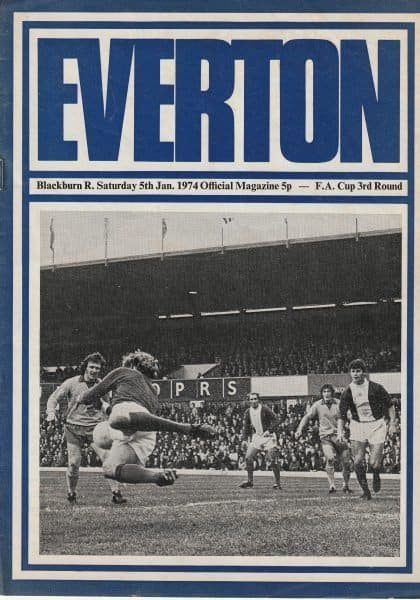Everton v Blackburn Rovers   05-Jan-1974