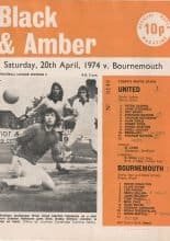 Cambridge United v AFC Bournemouth  20-Apr-1974
