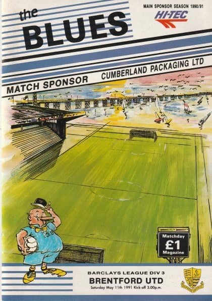 Southend United v Brentford  11-May-1991