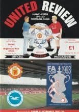 Manchester United v Brighton & Hove Albion  23-Jan-1993