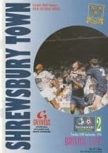 Shrewsbury Town v Bristol City  10-Sep-1996