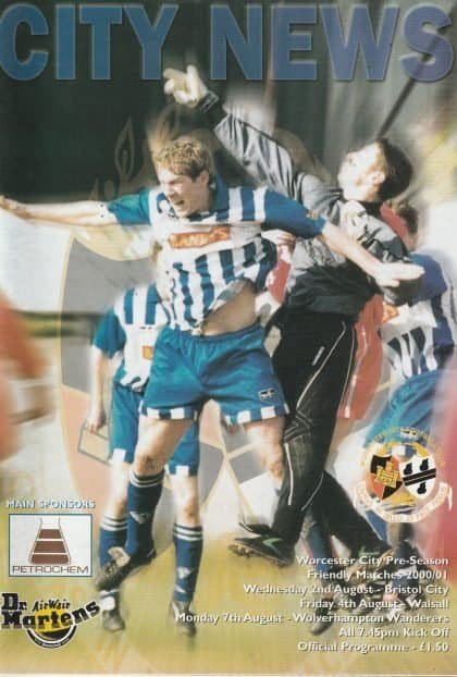 Worcester City v Walsall 04-Aug-2000