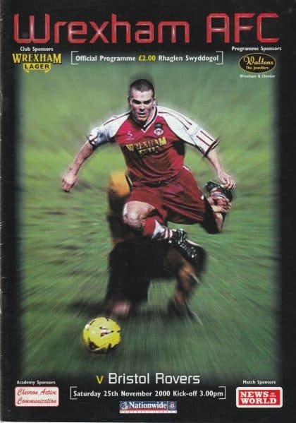 Wrexham v Bristol Rovers 25-Nov-2000