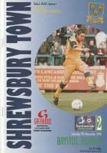 Shrewsbury Town v Bristol Rovers  09-Nov-1996
