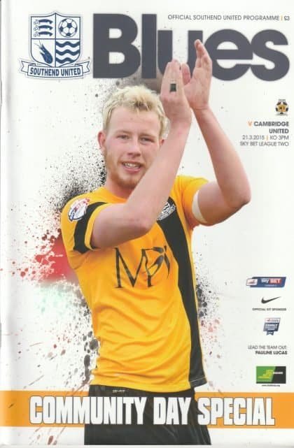 Southend United v Cambridge United  21-Mar-2015