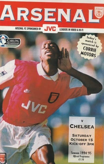 Arsenal v Chelsea 15-Oct-1994