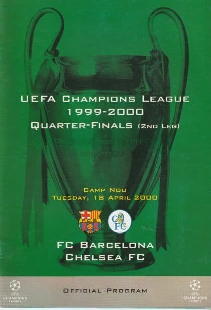 Barcelona v Chelsea  18-Apr-2000